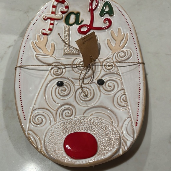 Mud Pie Reindeer SwirlTray/NWT - Picture 4 of 6